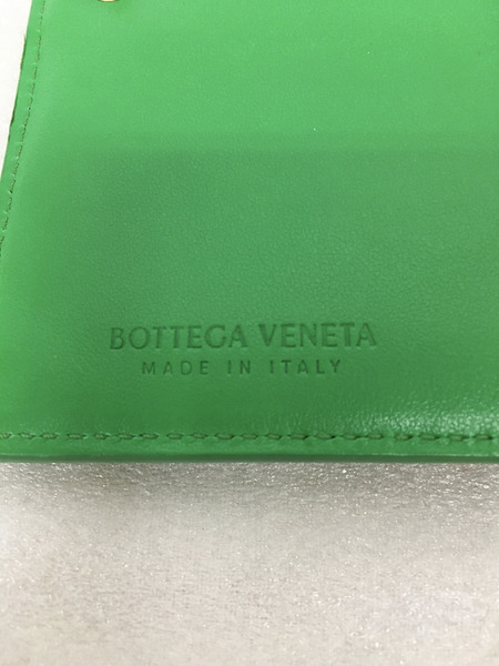 BOTTEGA VENETA スモールイントレチャート 二つ折り ファスナーウォレット