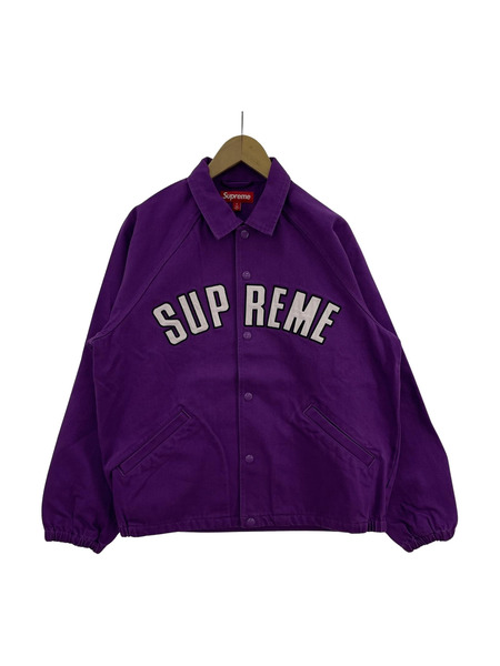 Supreme 24SS Arc Denim Coach Jacket Purple S