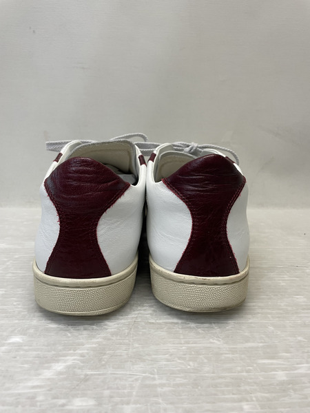 Valsport ローカットスニーカー 43 ホワイト×ボルドー