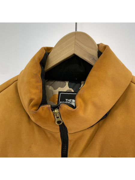 THE NORTH FACE×TIMBERLAND ダウンジャケット ブラック/ベージュ