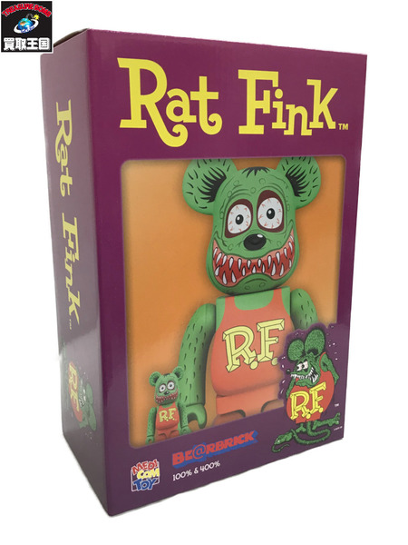 ☆BE@RBRICK ベアブリック RAT FINK(TM) 100％ ＆ 400％[値下]｜商品