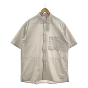 NANGA/AIR CLOTH COMFY S/S SHIRT/L/シャツ/アイボリー