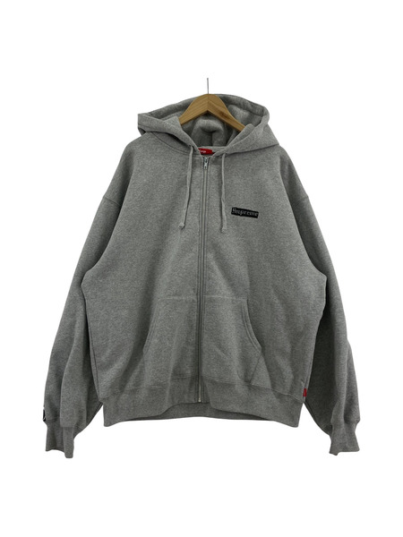 Supreme SPREAD ZIP UP HOODED グレー XL