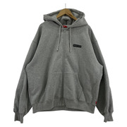 Supreme SPREAD ZIP UP HOODED グレー XL