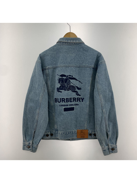 Supreme×BURBERRY 22SS Denim Trucker Jacket M