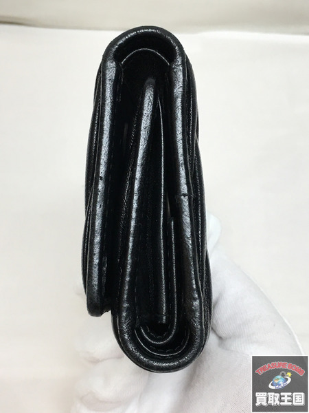 MIUMIU 三つ折り財布 マテラッセレザー コンパクトウォレット [値下]