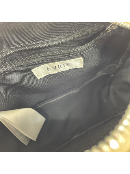 EVRIS ショルダーバッグ キルティングミニショルダーバッグ BEG