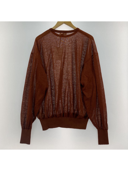 HERILL Rummy Highgauge Crewneck 23-080-HL-8160-1 Brown（3）