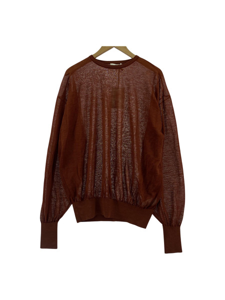 HERILL Rummy Highgauge Crewneck 23-080-HL-8160-1 Brown（3）