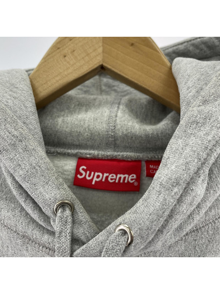 Supreme Box Logo Hooded Sweatshirt グレー L