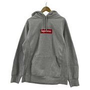 Supreme Box Logo Hooded Sweatshirt グレー L