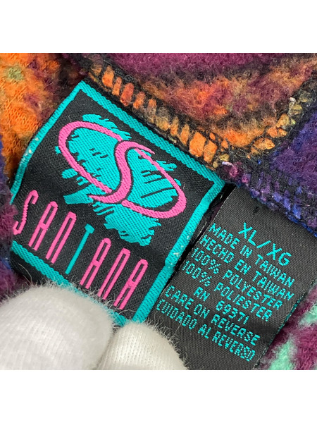 OLD・VINTAGE 80-90's/SANTANA/ハーフジップ/フリーススウェット/XL