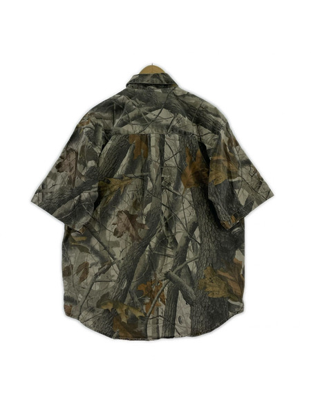 OLD・VINTAGE 半袖シャツ WINCHESTER リアルツリーカモ柄シャツ