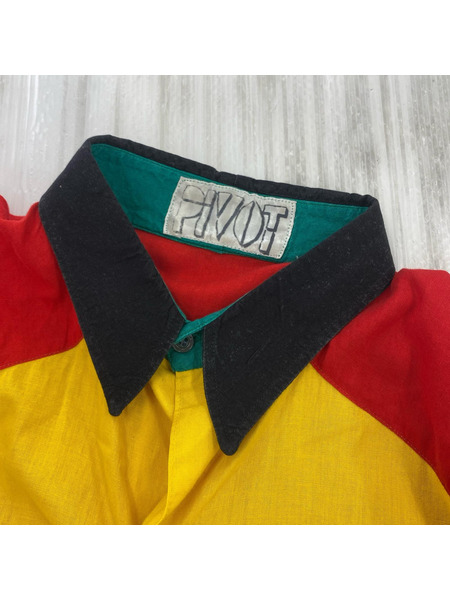 OLD・VINTAGE 半袖シャツ PIVOT マルチカラーシャツ