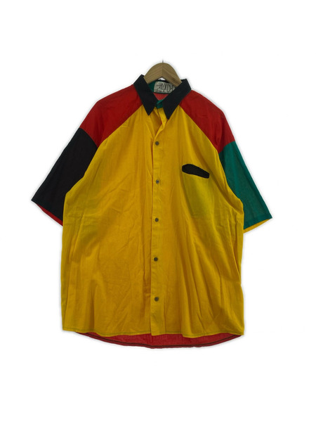 OLD・VINTAGE 半袖シャツ PIVOT マルチカラーシャツ