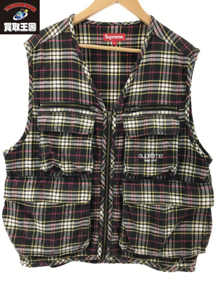 Supreme Tartan Flannel Cargo Vest S｜商品番号：2100201114471 ...