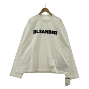 JIL SANDER 24SS ロゴプリントヘビーウェイトL/Sカットソー XL 白 J22GC0136