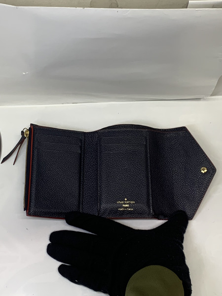 LV モノグラム・アンプラント ポルトフォイユ ヴィクトリーヌ マリーヌルージュ M64577 開封品 ダメージあり ルイ ヴィトン LOUIS VUITTON 三つ折り財布 コンパクトウォレット