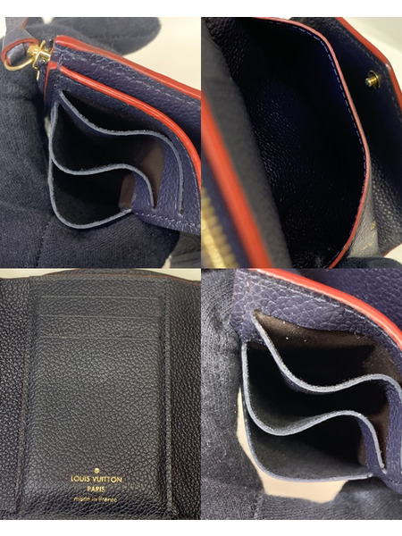 LV モノグラム・アンプラント ポルトフォイユ ヴィクトリーヌ マリーヌルージュ M64577 開封品 ダメージあり ルイ ヴィトン LOUIS VUITTON 三つ折り財布 コンパクトウォレット