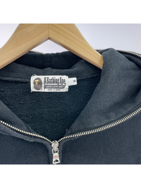 A BATHING APE パーカー(ジップアップ) フルジップパーカー BLK