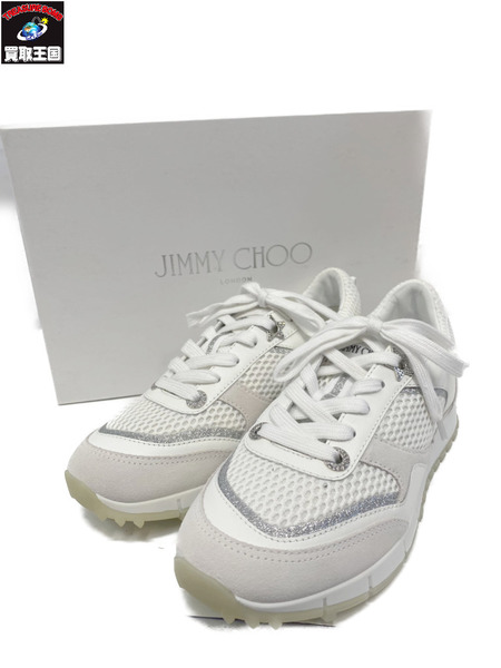 JIMMY　CHOO　JAVA/F スニーカー　白/36