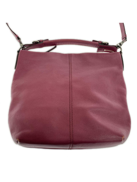 土屋鞄 ハンドバッグ 2WAY ピンク レザー