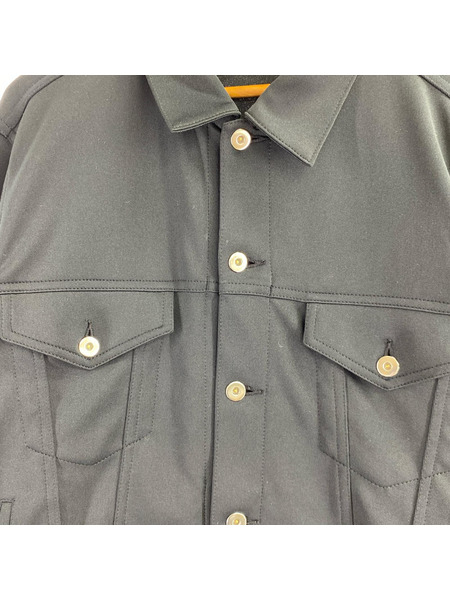 COMME des GARCONS HOMME DUEX ポリエステル トラックジャケット 黒 (L)