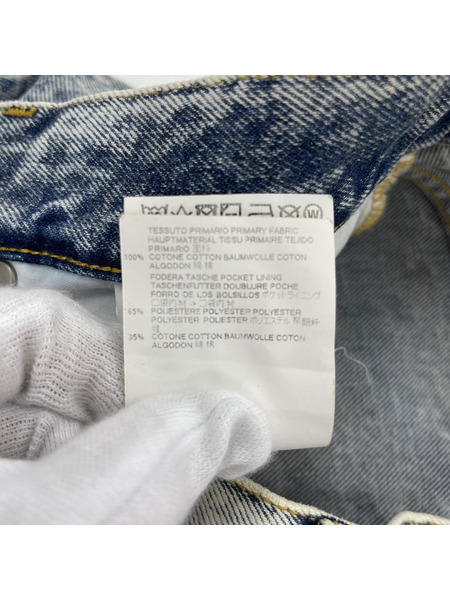 MAISON MARGIELA 18SS ケミカルウォッシュデニムパンツ ブルー S50LA010 S30611[値下]