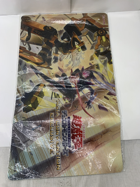 遊戯王 デュエルフィールド 閃刀術式シザーズクロス ASIAC ONVENTION EXCLUSIVE 未開封 パッケージダメージあり 遊戯王OCG デュエルモンスターズ プレイマット[値下]