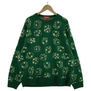 Supreme L/S Dice Sweater GRN (L)