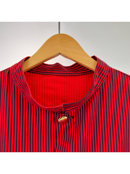 OLD・VINTAGE ジャケット ストライプ チェンジボタン 赤
