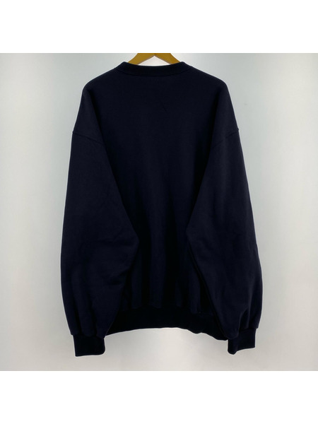ennoy 25SS ロゴ刺繍クルーネックスウェット XXL 紺