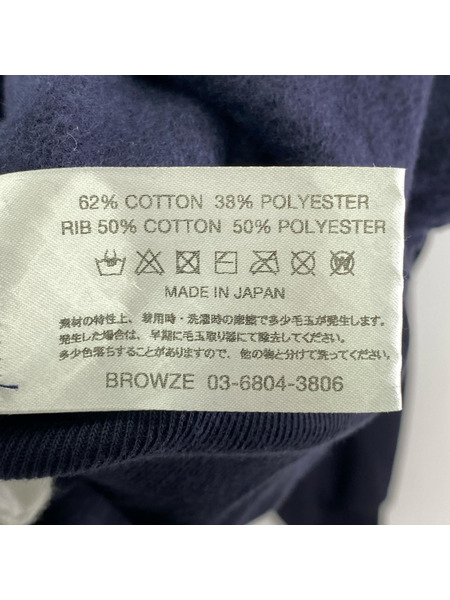 ennoy 25SS ロゴ刺繍クルーネックスウェット XXL 紺