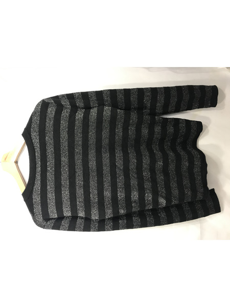 メンズラグ衣料 20SS ボーダーラメニット M