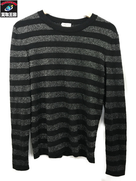 メンズラグ衣料 20SS ボーダーラメニット M