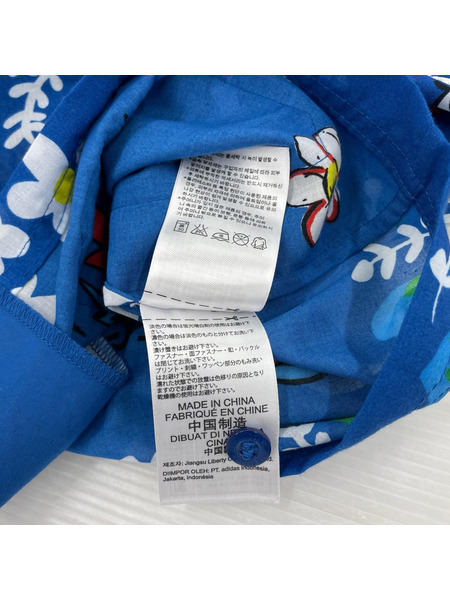 adidas originals 半袖シャツ ×PHARRELL WILLIAMS/ブルー