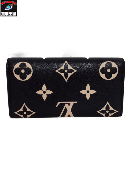 長財布 LOUIS VUITTON/ポルトフォイユ・サラ バイカラー モノグラム・アンプラント