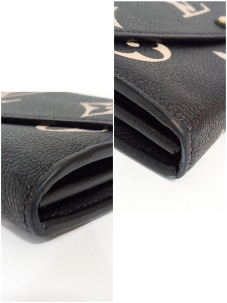 長財布 LOUIS VUITTON/ポルトフォイユ・サラ バイカラー モノグラム・アンプラント