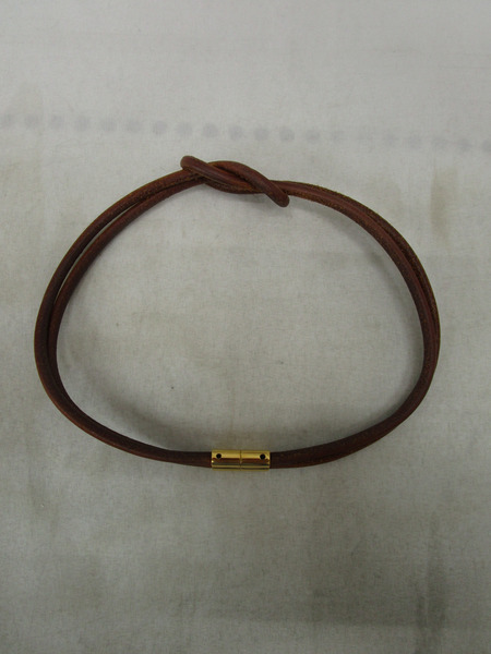 アクセサリー HERMES レザーチョーカー