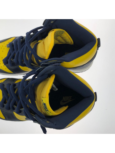 NIKE スニーカー DUNK HI SP MICHIGAN(27.0)