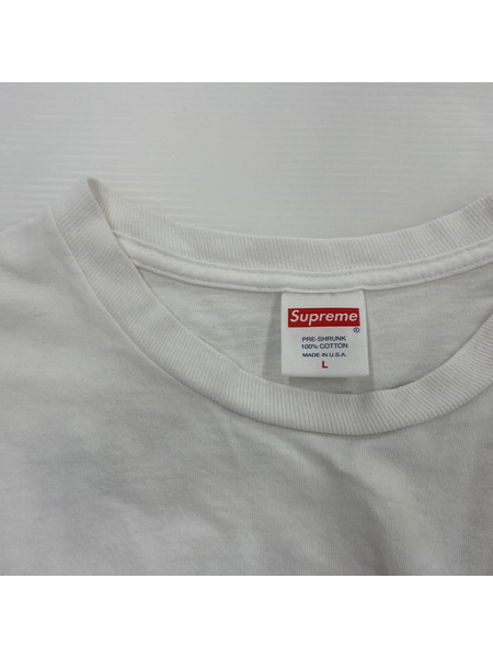 Supreme 21SS SPIRAL TEE 白 L