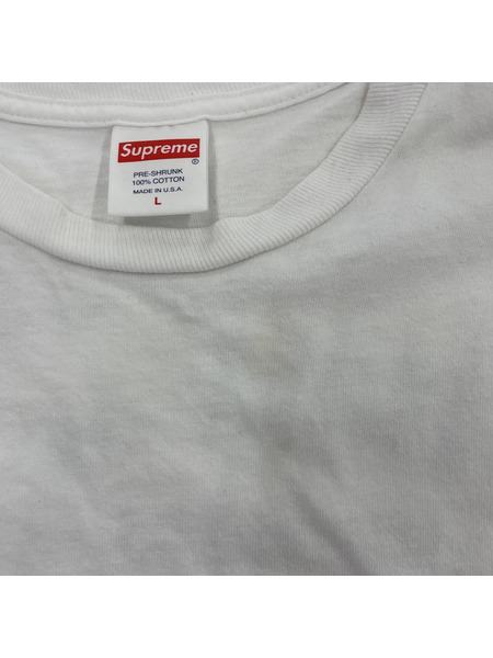 Supreme 21SS SPIRAL TEE 白 L