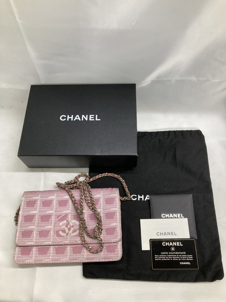 CHANEL/ニュートラベルライン/チェーンウォレット