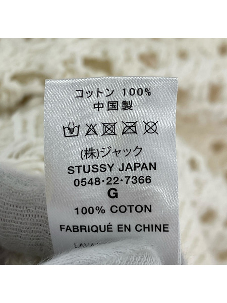 STUSSY ポロシャツ BIG MESH POLO SWEATER (L)