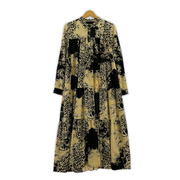 長袖ワンピース MICALLE MICALLE 総柄シャツワンピース