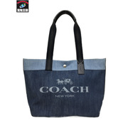 COACH デニムトートバック