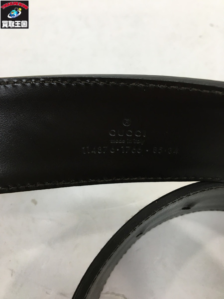 GUCCI GGキャンバス シグネチャーベルト