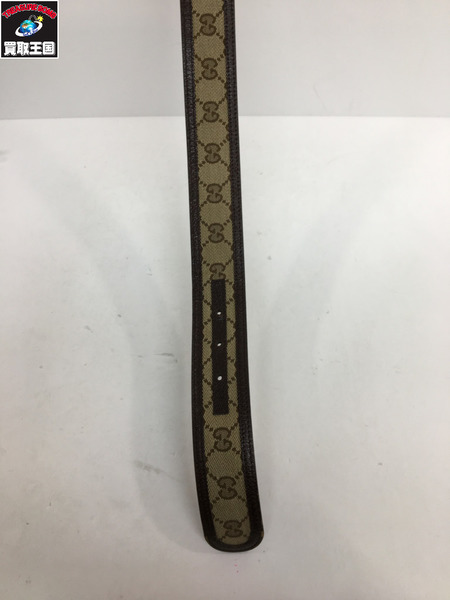 GUCCI GGキャンバス シグネチャーベルト