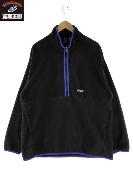 patagonia シンチラ ハーフジップフリースジャケット ブラック XL SYNCHILLA[値下]