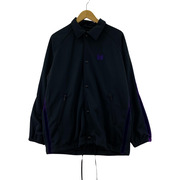 Needles 23AW Side Line Coach Jacket S 黒×紫 DI182